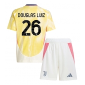 Juventus Douglas Luiz #26 Uit tenue Kids 2024-25 Korte Mouwen (+ broek)