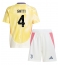 Juventus Federico Gatti #4 Uit tenue Kids 2024-25 Korte Mouwen (+ broek)