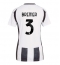 Juventus Gleison Bremer #3 Thuis tenue Dames 2024-25 Korte Mouwen