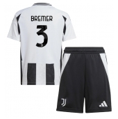 Juventus Gleison Bremer #3 Thuis tenue Kids 2024-25 Korte Mouwen (+ broek)