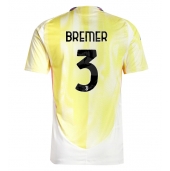 Juventus Gleison Bremer #3 Uit tenue 2024-25 Korte Mouwen