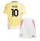 Juventus Kenan Yildiz #10 Uit tenue Kids 2024-25 Korte Mouwen (+ broek)