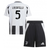 Juventus Manuel Locatelli #5 Thuis tenue Kids 2024-25 Korte Mouwen (+ broek)