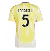 Juventus Manuel Locatelli #5 Uit tenue 2024-25 Korte Mouwen