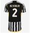 Juventus Mattia De Sciglio #2 Thuis tenue Dames 2023-24 Korte Mouwen