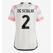 Juventus Mattia De Sciglio #2 Uit tenue Dames 2023-24 Korte Mouwen