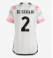 Juventus Mattia De Sciglio #2 Uit tenue Dames 2023-24 Korte Mouwen