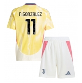 Juventus Nicolas Gonzalez #11 Uit tenue Kids 2024-25 Korte Mouwen (+ broek)