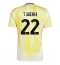 Juventus Timothy Weah #22 Uit tenue 2024-25 Korte Mouwen