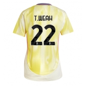 Juventus Timothy Weah #22 Uit tenue Dames 2024-25 Korte Mouwen