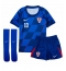 Kroatië Luka Modric #10 Uit tenue Kids EK 2024 Korte Mouwen (+ broek)