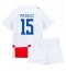 Kroatië Mario Pasalic #15 Thuis tenue Kids EK 2024 Korte Mouwen (+ broek)