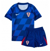 Kroatië Uit tenue Kids EK 2024 Korte Mouwen (+ broek)