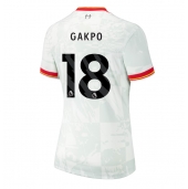 Liverpool Cody Gakpo #18 Derde tenue Dames 2024-25 Korte Mouwen