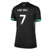 Liverpool Luis Diaz #7 Uit tenue Dames 2024-25 Korte Mouwen