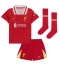 Liverpool Mohamed Salah #11 Thuis tenue Kids 2024-25 Korte Mouwen (+ broek)