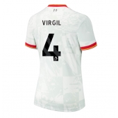 Liverpool Virgil van Dijk #4 Derde tenue Dames 2024-25 Korte Mouwen