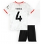 Liverpool Virgil van Dijk #4 Derde tenue Kids 2024-25 Korte Mouwen (+ broek)