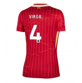 Liverpool Virgil van Dijk #4 Thuis tenue Dames 2024-25 Korte Mouwen