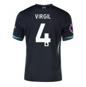 Liverpool Virgil van Dijk #4 Uit tenue 2024-25 Korte Mouwen