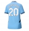 Manchester City Bernardo Silva #20 Thuis tenue Dames 2024-25 Korte Mouwen