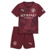 Manchester City Derde tenue Kids 2024-25 Korte Mouwen (+ broek)