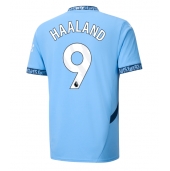 Manchester City Erling Haaland #9 Thuis tenue 2024-25 Korte Mouwen