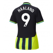 Manchester City Erling Haaland #9 Uit tenue Dames 2024-25 Korte Mouwen