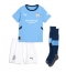 Manchester City Jeremy Doku #11 Thuis tenue Kids 2024-25 Korte Mouwen (+ broek)