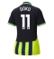 Manchester City Jeremy Doku #11 Uit tenue Dames 2024-25 Korte Mouwen