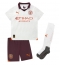 Manchester City Jeremy Doku #11 Uit tenue Kids 2023-24 Korte Mouwen (+ broek)