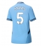 Manchester City John Stones #5 Thuis tenue Dames 2024-25 Korte Mouwen