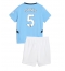 Manchester City John Stones #5 Thuis tenue Kids 2024-25 Korte Mouwen (+ broek)