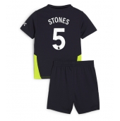 Manchester City John Stones #5 Uit tenue Kids 2024-25 Korte Mouwen (+ broek)