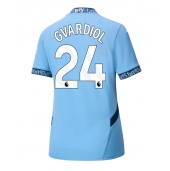 Manchester City Josko Gvardiol #24 Thuis tenue Dames 2024-25 Korte Mouwen