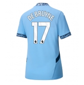 Manchester City Kevin De Bruyne #17 Thuis tenue Dames 2024-25 Korte Mouwen