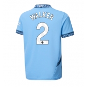 Manchester City Kyle Walker #2 Thuis tenue 2024-25 Korte Mouwen