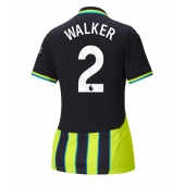 Manchester City Kyle Walker #2 Uit tenue Dames 2024-25 Korte Mouwen