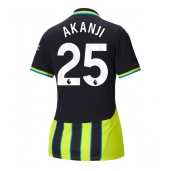 Manchester City Manuel Akanji #25 Uit tenue Dames 2024-25 Korte Mouwen