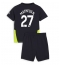 Manchester City Matheus Nunes #27 Uit tenue Kids 2024-25 Korte Mouwen (+ broek)