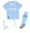 Manchester City Nathan Ake #6 Thuis tenue Kids 2023-24 Korte Mouwen (+ broek)