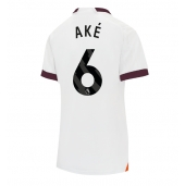 Manchester City Nathan Ake #6 Uit tenue Dames 2023-24 Korte Mouwen