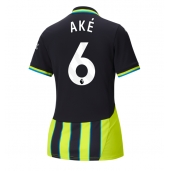 Manchester City Nathan Ake #6 Uit tenue Dames 2024-25 Korte Mouwen