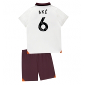 Manchester City Nathan Ake #6 Uit tenue Kids 2023-24 Korte Mouwen (+ broek)