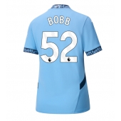 Manchester City Oscar Bobb #52 Thuis tenue Dames 2024-25 Korte Mouwen