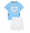 Manchester City Oscar Bobb #52 Thuis tenue Kids 2024-25 Korte Mouwen (+ broek)