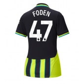 Manchester City Phil Foden #47 Uit tenue Dames 2024-25 Korte Mouwen