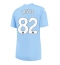 Manchester City Rico Lewis #82 Thuis tenue Dames 2023-24 Korte Mouwen