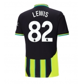 Manchester City Rico Lewis #82 Uit tenue 2024-25 Korte Mouwen