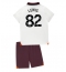 Manchester City Rico Lewis #82 Uit tenue Kids 2023-24 Korte Mouwen (+ broek)